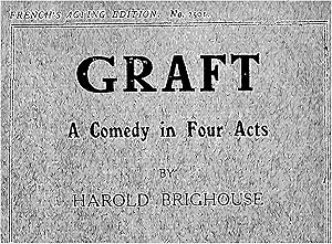 Bild des Verkufers fr Graft: A Comedy in Four Acts zum Verkauf von WeBuyBooks