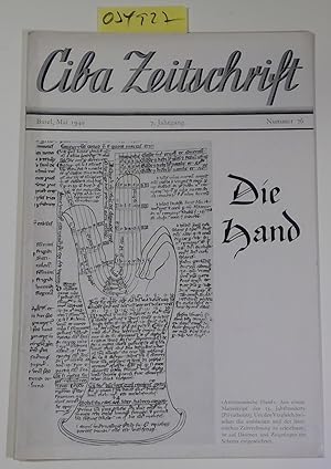 Die Hand - Ciba Zeitschrift, Mai 1940, 7. Jahrgang, Nummer 76