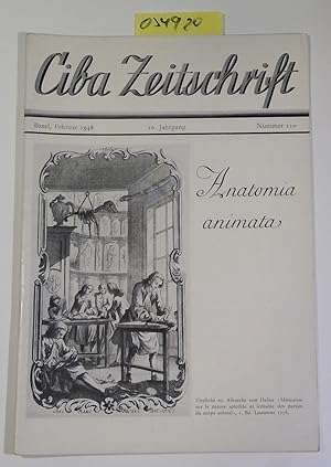 Imagen del vendedor de Anatomia animata - Ciba Zeitschrift, Februar 1948, 10. Jahrgang, Nummer 110 a la venta por Antiquariat Trger