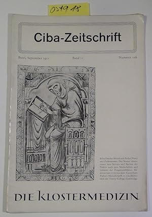 Die Klostermedizin - Ciba-Zeitschrift, Septeber 1951, Band II, Nummer 126