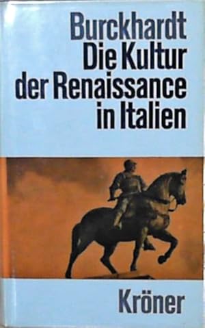 Imagen del vendedor de Die Kultur der Renaissance in Italien Ein Versuch a la venta por Berliner Bchertisch eG