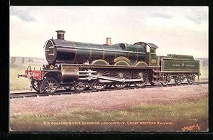 Postcard Six coupled Bougie Express Locomotive No. 175, Great Eastern Railway, englische Eisenbahn