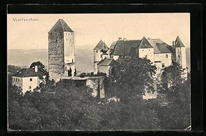 Ansichtskarte Vichtenstein, Ortsansicht mit Turm und Kirche