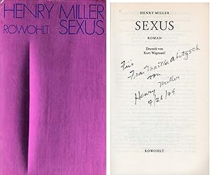 Henry Valentin Miller Autograph | signed programmes / books