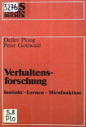 Immagine del venditore per Verhaltensforschung : Instinkt, Lernen, Hirnfunktion. (Nr. 1005) U-und-S-Taschenbcher venduto da books4less (Versandantiquariat Petra Gros GmbH & Co. KG)