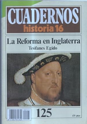 Bild des Verkufers fr Revista Cuadernos Historia 16 numero 125: La reforma en Inglaterra zum Verkauf von El Boletin