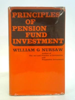 Seller image for Principles of Pension Fund Investment for sale by World of Rare Books