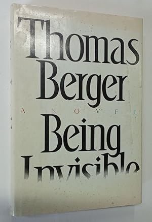 Imagen del vendedor de Being Invisible. A Novel. a la venta por Plurabelle Books Ltd