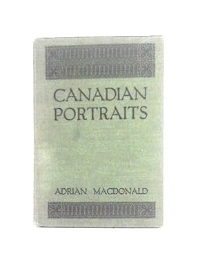 Seller image for Canadian Portraits for sale by World of Rare Books