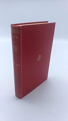 Bild des Verkufers fr Livy. XI Books XXXVIII-XXXIX With an English translation by E.T. Sage. zum Verkauf von Antiquariat Bcherwurm