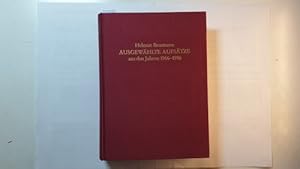 Bild des Verkufers fr Ausgewhlte Aufstze aus den Jahren 1966 - 1986 : Festgabe zu seinem 75. Geburtstag zum Verkauf von Gebrauchtbcherlogistik  H.J. Lauterbach