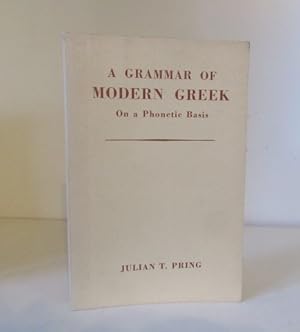 A Grammar of Modern Greek On Phonetic Basis