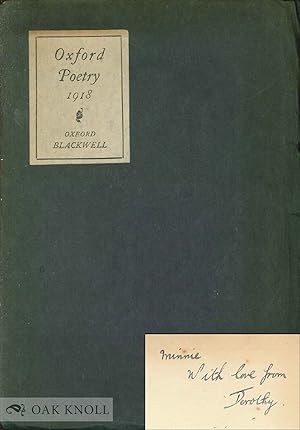 Seller image for OXFORD POETRY, 1918 for sale by Oak Knoll Books, ABAA, ILAB