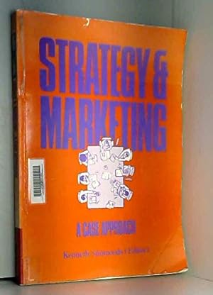 Imagen del vendedor de Strategy and Marketing: A Case Approach a la venta por WeBuyBooks