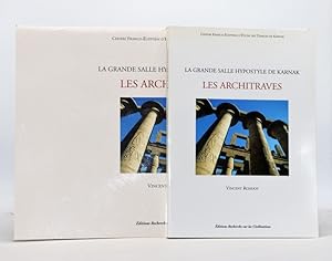 Bild des Verkufers fr La grande salle hypostyle de Karnak : Les architraves. zum Verkauf von Librairie Le Trait d'Union sarl.