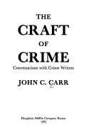 Immagine del venditore per The Craft of Crime: Conversations With Crime Writers venduto da Redux Books