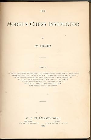 The Modern Chess Instructor (Manuscript and letter of a chess game written by Hermann Helms.)