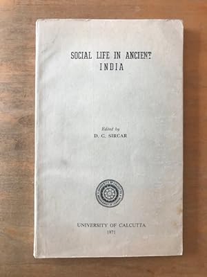 Seller image for Social life in ancient India for sale by Carothers and Carothers