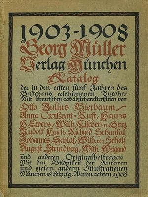 Immagine del venditore per Katalog der in den ersten fnf Jahren des Bestehens erschienenen Buecher. venduto da ANTIQUARIAT MATTHIAS LOIDL