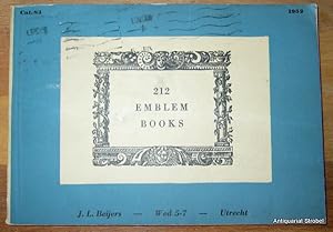 A catalogue of 212 emblem books. (Catalogue 83).