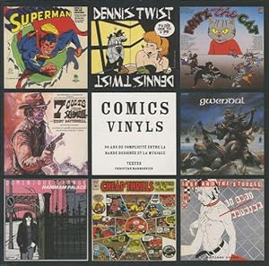 Bild des Verkufers fr Comics Vinyls : 50 ans de complicit entre la bande dessine et la musique zum Verkauf von JLG_livres anciens et modernes