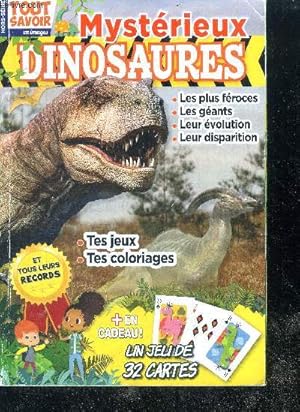 Image du vendeur pour Mysterieux dinosaures juillet aout 2020- les plus feroces, les geants, leur evolution, leur disparition, jeux, coloriages, mis en vente par Le-Livre
