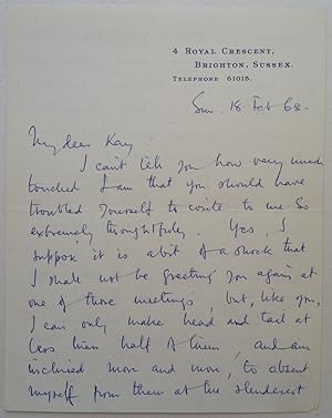 Autographed Letter Signed "Larry" on personal stationery
