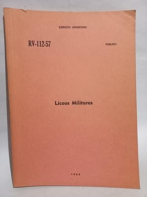Seller image for Liceos Militares for sale by Libros de Ultramar Alicante