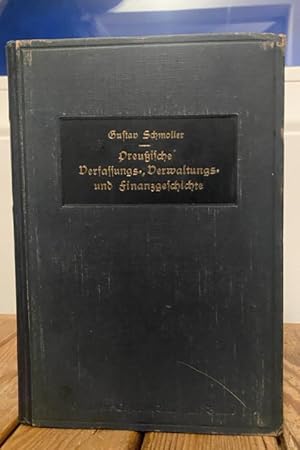 Bild des Verkufers fr Preuische Verfassungs-, Verwaltungs-, und Finanzgeschichte. zum Verkauf von Treptower Buecherkabinett Inh. Schultz Volha