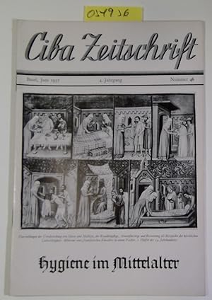 Bild des Verkufers fr Hygiene im Mittelalter - Ciba Zeitschrift, Juni 1937, 4. Jahrgang, Nummer 46 zum Verkauf von Antiquariat Trger