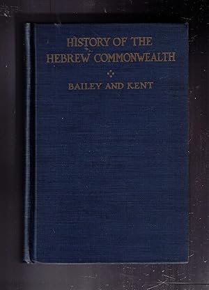 Seller image for History of the Hebrew Commonwealth. Revised and Enlarged Edition, with Maps and Illustrations. for sale by CARDINAL BOOKS  ~~  ABAC/ILAB