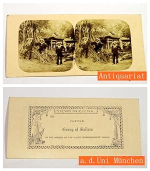 View in China - No. 81. Canton. VIEW IN THE YAMUN OF THE ALLIED COMMISSIONERS. - Stereograph.