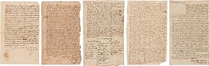 [SMALL COLLECTION OF MANUSCRIPT DOCUMENTS CONNECTED TO THE LAYING OF ROADS IN GERMANTOWN AND ROXB...