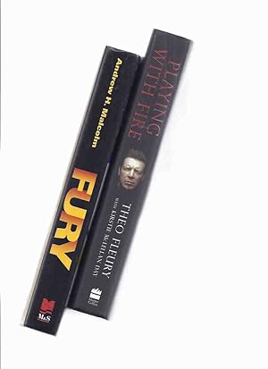 Seller image for TWO VOLUMES: FURY: Inside the Life of Theoren Fleury ---with Playing with Fire: The Highest Highs and Lowest Lows with Theo Fleury -a Signed Copy ( Biography / Autobiography ) ( NHL / National Hockey League related) for sale by Leonard Shoup