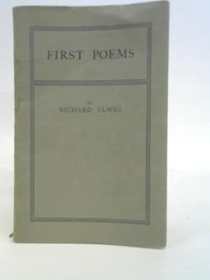 Bild des Verkufers fr First Poems zum Verkauf von World of Rare Books