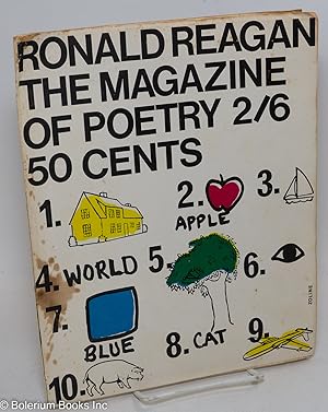 Bild des Verkufers fr Ronald Reagan: The magazine of poetry [#1} zum Verkauf von Bolerium Books Inc.