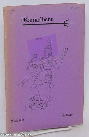 Imagen del vendedor de Kamadhenu: vol. 1, #1, March 1970 a la venta por Bolerium Books Inc.