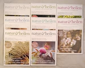 NATUR und HEILEN Jahrgang 2017: 01-03, 05-09 (8 Magazine). Die Monatszeitschrift für gesundes Leben.