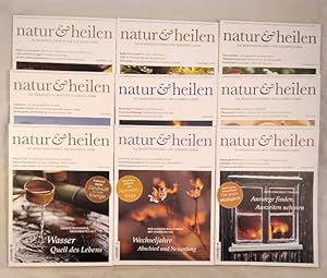 NATUR und HEILEN Jahrgang 2014, 01-03, 05-07, 10-12 (9 Magazine). Die Monatszeitschrift für gesun...