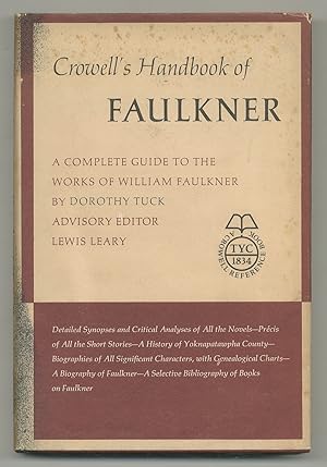 Seller image for Crowell's Handbook of Faulkner for sale by Between the Covers-Rare Books, Inc. ABAA
