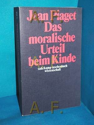 Bild des Verkufers fr Das moralische Urteil beim Kinde (suhrkamp-taschenbcher wissenschaft 27) zum Verkauf von Antiquarische Fundgrube e.U.