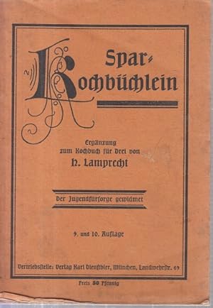 Bild des Verkufers fr Sparkochbchlein- Ergnzung zum Kochbuch fr Drei zum Verkauf von Allguer Online Antiquariat