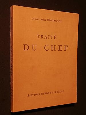 Imagen del vendedor de Trait du chef a la venta por Tant qu'il y aura des livres