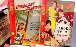 Sexton Blake: Hurricane Warning & Large Type Killer. Sexton Blake Library No 456 & 458. 2 crime b...