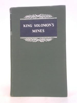 Bild des Verkufers fr King Solomon`s Mines zum Verkauf von World of Rare Books