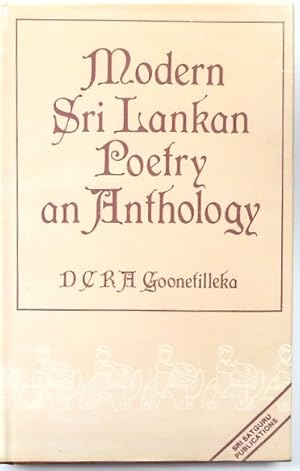 Bild des Verkufers fr Modern Sri Lankan Poetry: An Anthology zum Verkauf von PsychoBabel & Skoob Books