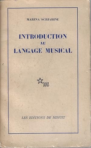 Image du vendeur pour Introduction au langage musical mis en vente par Romanord