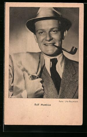 Immagine del venditore per Ansichtskarte Schauspieler Rolf Moebius mit Pfeife venduto da Bartko-Reher