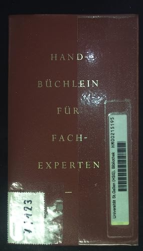 Seller image for Handbchlein fr Fachexperten an der gewerblichen Lehrabschlussprfung. for sale by books4less (Versandantiquariat Petra Gros GmbH & Co. KG)