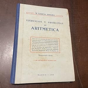 Seller image for Ejercicios y problemas de aritmtica for sale by Kavka Libros